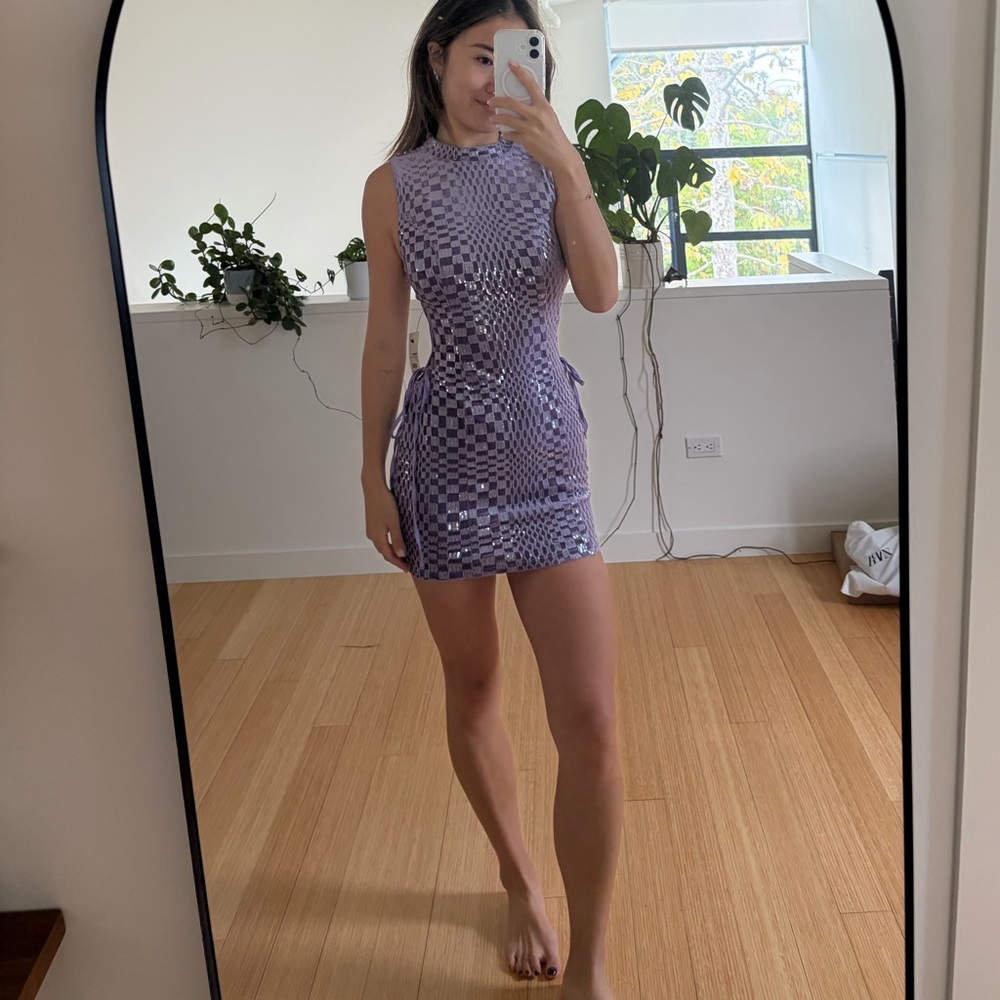 NEW Purple Disco Dress